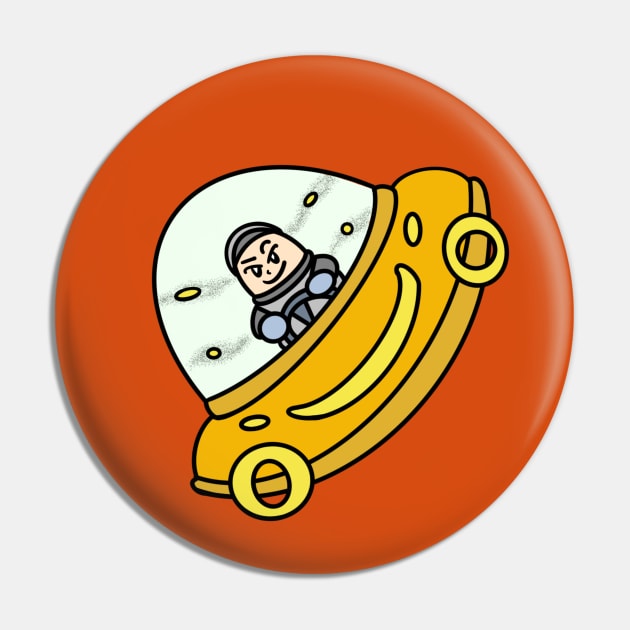 Cartoon boy flying space ship Pin by Andrew Hau