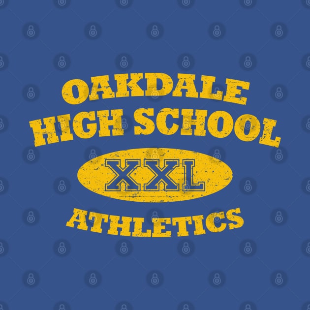 Oakdale High School Athletics (Yellow/Worn) by Roufxis