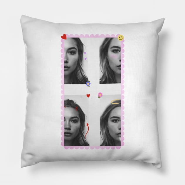 florence Pugh <3 Pillow by Marianaechev