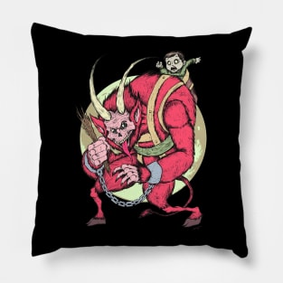 Krampus (Blood Red) Pillow