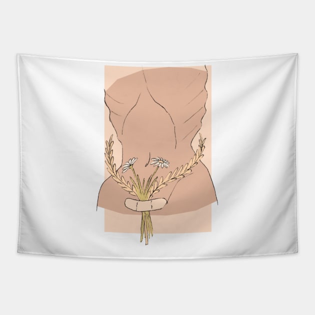 body aesthetics Tapestry by Hello Kitti Mix