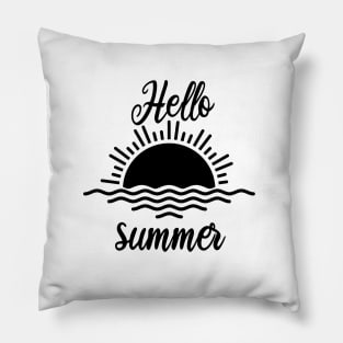 Hello Summer, Summer Tee, Beach, Summer Fancy, Women’s Summer , Hello Summer, Women’s Summer Pillow