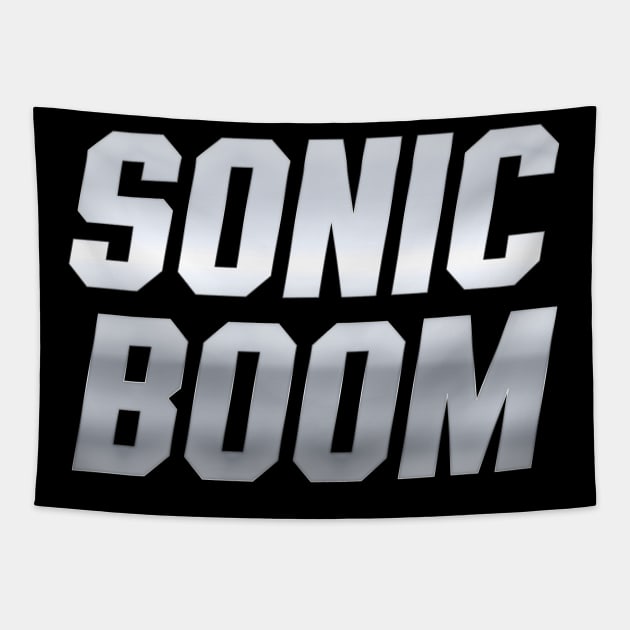 Sonic Boom Tapestry by Joebarondesign