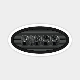 Line Art DISCO Magnet