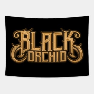 Black orchid tattoo Tapestry