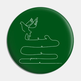 THE FLYING DOVE Pin