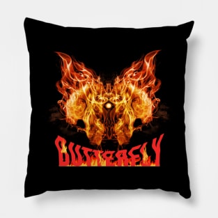 Butterfly Fire Pillow