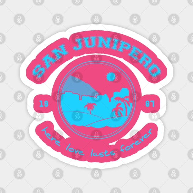 San Junipero (Blue) Magnet by stoicroy