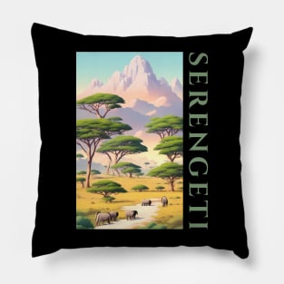 serengeti national park Pillow