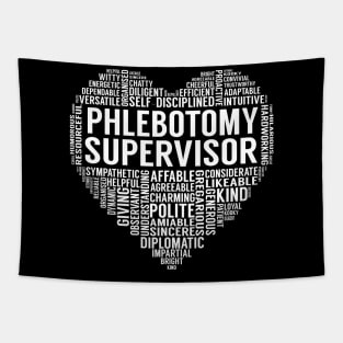 Phlebotomy Supervisor Heart Tapestry