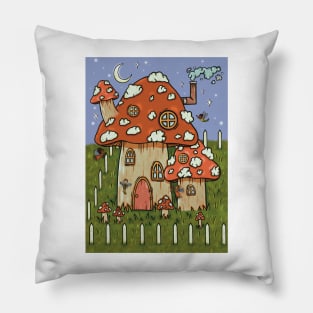 Mushroom Fairy Home Pillow