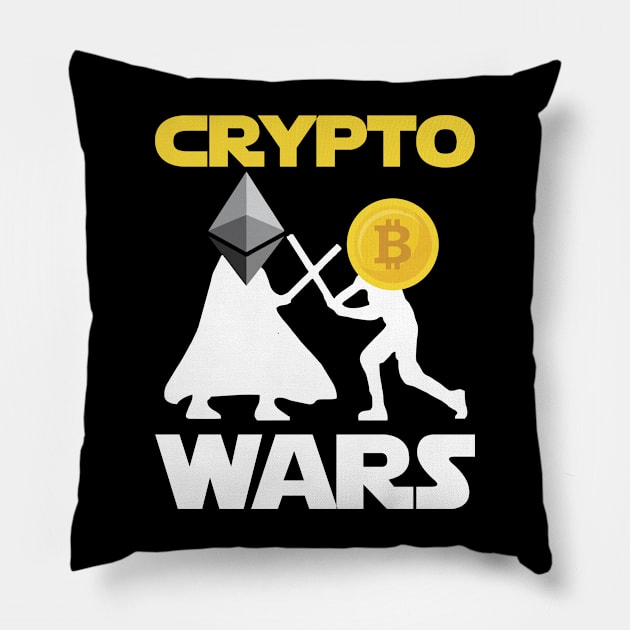 crypto wars Pillow by WiZ Collections