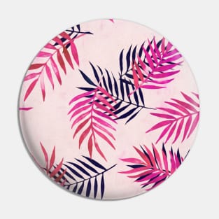 Pink Palm Pattern Pin