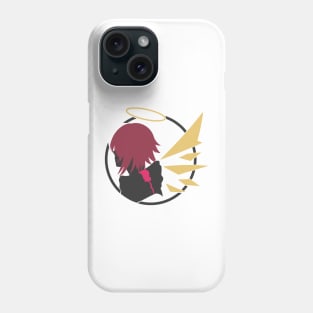 Exusiai Logo simple Black Phone Case