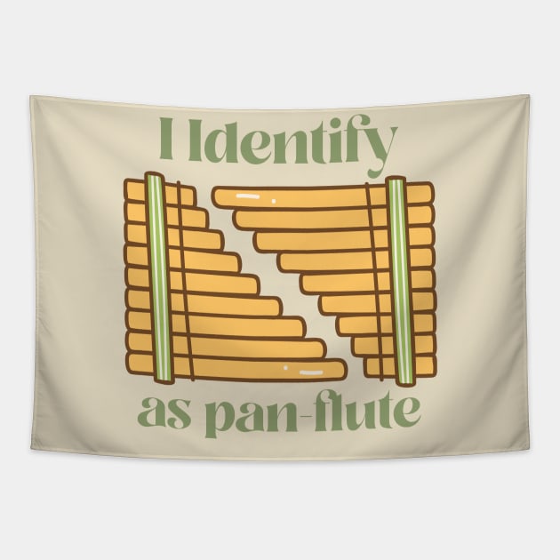 I identify as pan flute Tapestry by B Sharp