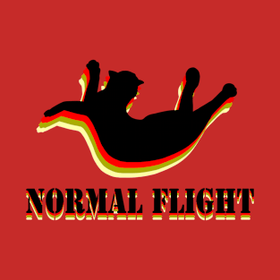 Cat normal flight (colored) T-Shirt