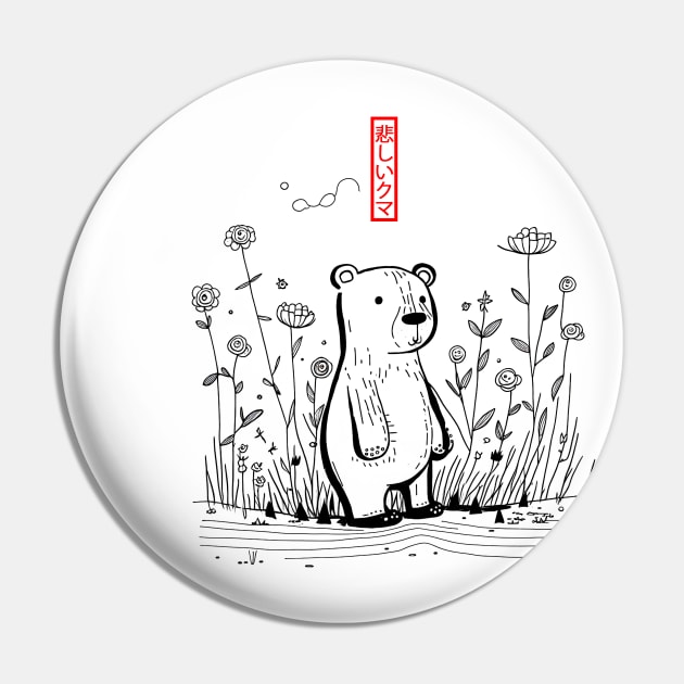 sad bear Pin by bmron