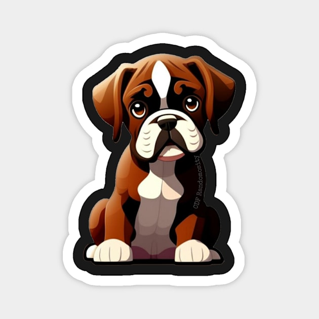 Boxer Magnet by CDFRandomosity