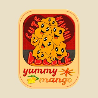 Yummy Mango - Kawaii Doodle T-Shirt