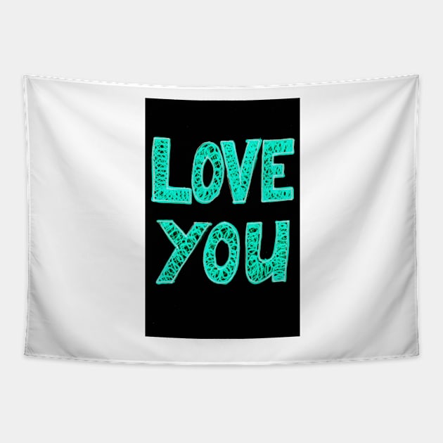 Luv Ui Tapestry by LukeMargetts