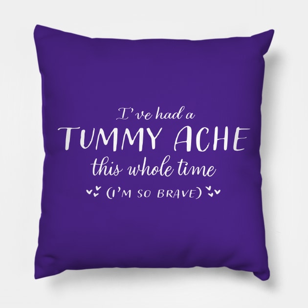 Tummy Ache Pillow by Hello Emu Design