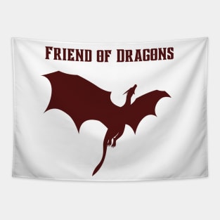 Dragon Fantasy Art | Friend of Dragons | Flying Dragon Tapestry