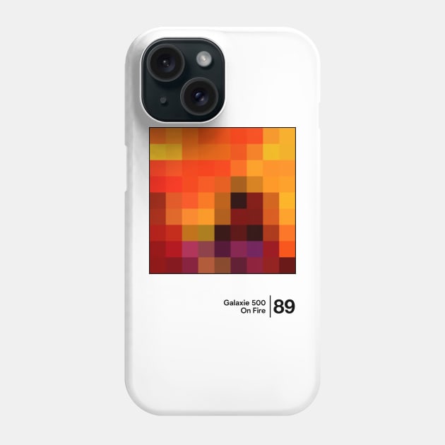 On Fire / Minimalist Graphic Artwork Design Phone Case by saudade