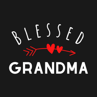 BLESSED GRANDMA HEART ARROW T-Shirt