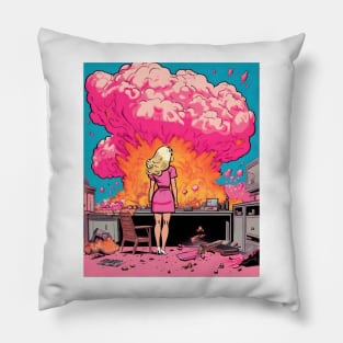 Barbie x Oppenheimer 2023 | BARBENHEIMER Pillow