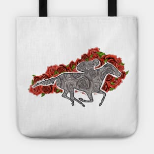 Kentucky Derby, Run for the roses, Horse Racing, KY state design, gift idea Tote