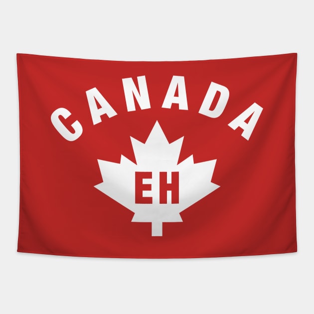 Canada Eh Maple Leaf Tapestry by designminds1