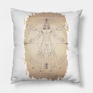 Vitruvian Man - Anime Shirt Pillow