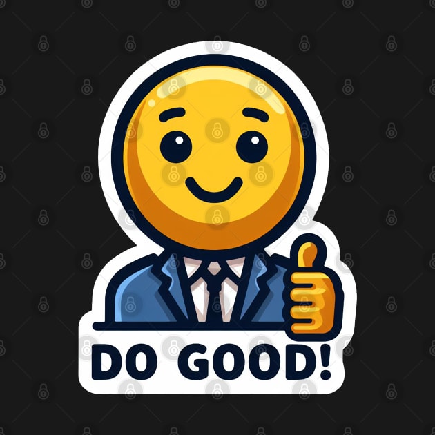 DO GOOD Emoji by Plushism