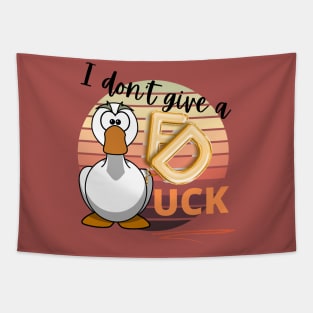 I Dont Give A Duck | No Ducks Given Tapestry