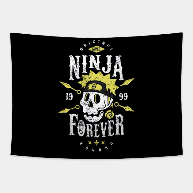 ninja forever Tapestry by terilittleberids