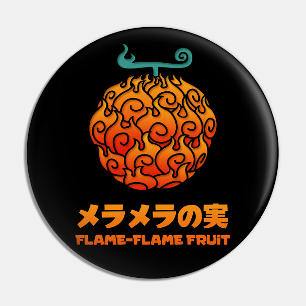 One Piece 'Devil Fruit  Mera Mera no Mi' Enamel Pin - Distinct Pins