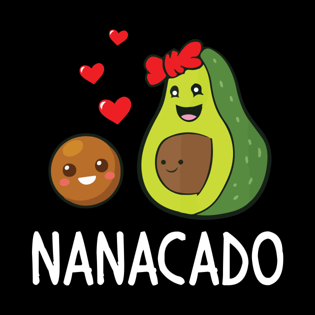 Avocados Dancing Hearts Happy Avocado Day Nanacado Grandma by DainaMotteut