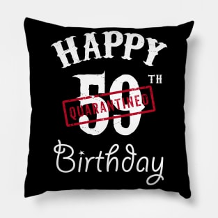 Happy 59th Quarantined Birthday Pillow