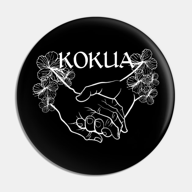 KOKUA Hawaiian Helping Hands Pin by ArtisticEnvironments