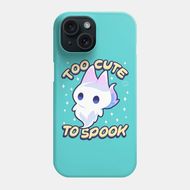 Too Cute To Spook Little Halloween Fox Ghost Phone Case by RuftupDesigns