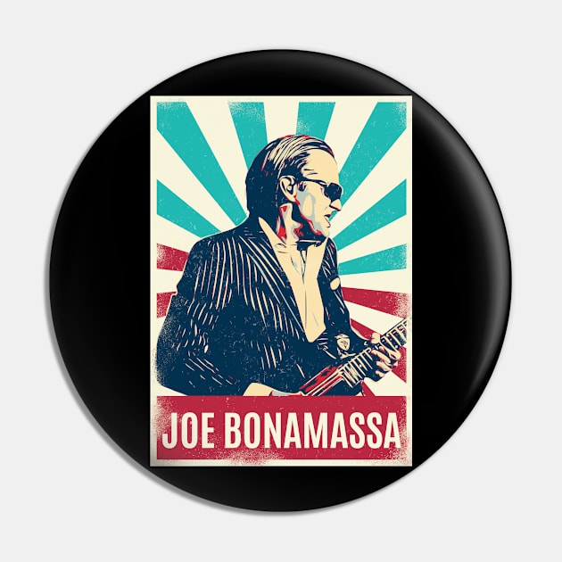 Vintage Retro Joe Bonamassa Pin by Bengkel Band