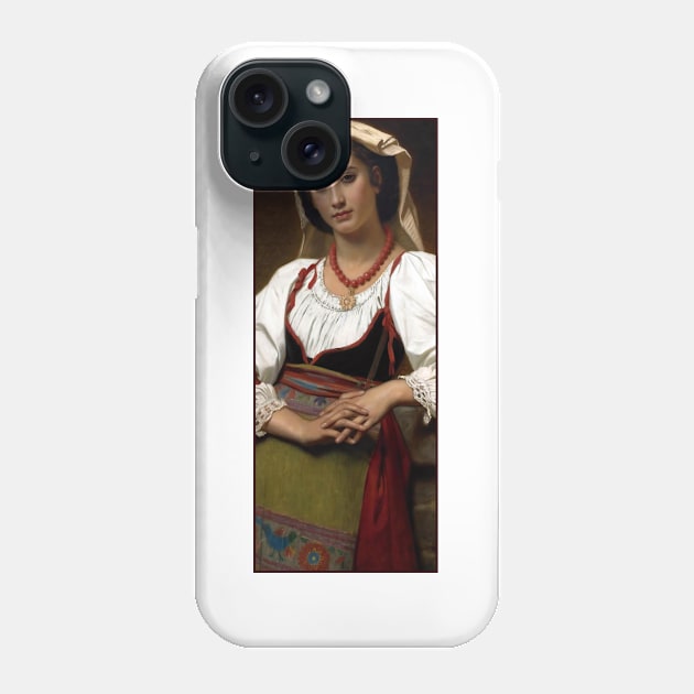 The Neapolitan Girl by Hugues Merle Phone Case by academic-art