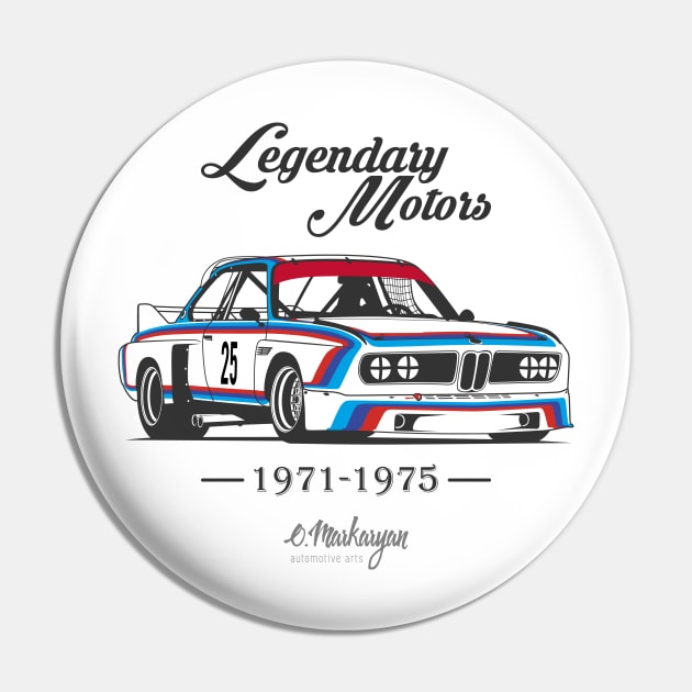 3.0 CSL Racing legend Pin by Markaryan