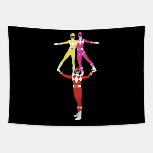 Go! Go! Acro Rangers Tapestry