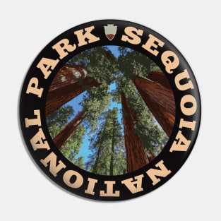 Sequoia National Park circle Pin