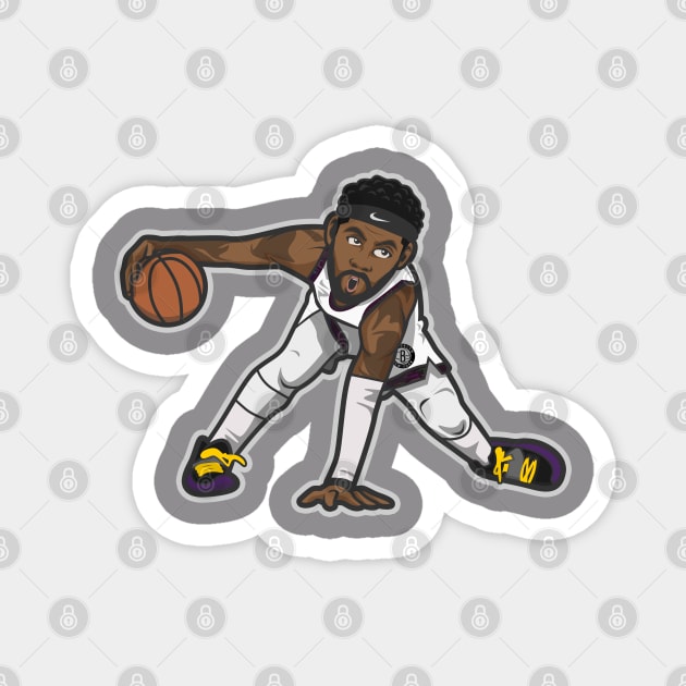 Kyrie Irving Cartoon Style Magnet by ray1007