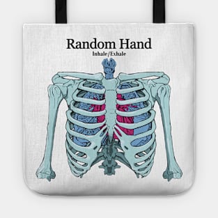 Random Hand Inhale Exhale Tote