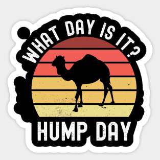 Hump Day Camel Funny Aufkleber Teepublic De