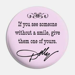 Give A Smile Pin