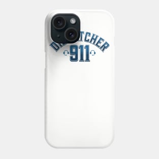 911 Police Dispatcher First Responder Arched 911 Phone Case
